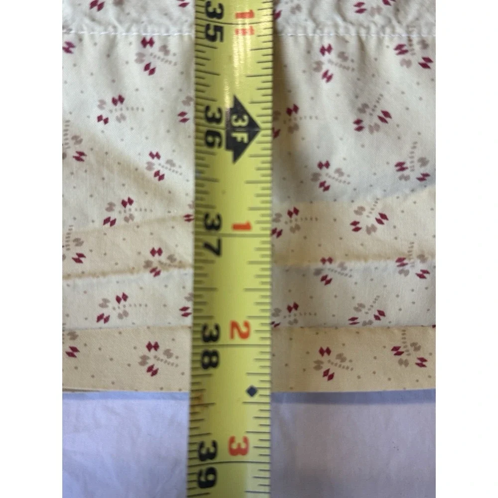 Sundance King Cotton Pillowcase Yellow Ditsy Floral Cottagecore Prairie